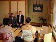 煎茶道体験の様子