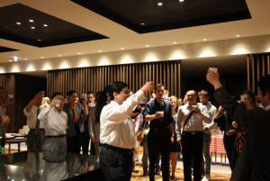 歓迎パーティの様子