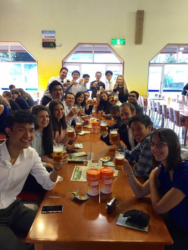 最後は美味しい生ビールをテイスティング