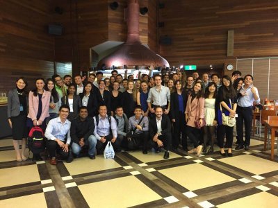 ツアーの最後に全員で集合写真