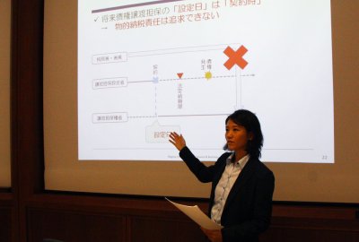 修士論文発表の様子