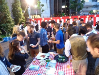 大勢の学生にお越しいただきました