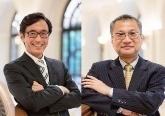 岩澤誠一郎教授と長沢雄次教授