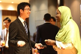 名刺交換会の様子