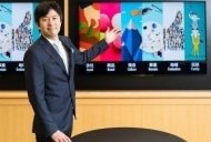 栗本先生のインタビュー風景