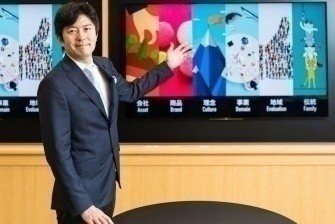 栗本先生のインタビュー風景