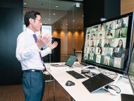 Blackmagic Designを使用した授業風景（岩澤誠一郎教授）