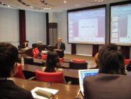 開会の挨拶（研究科長）