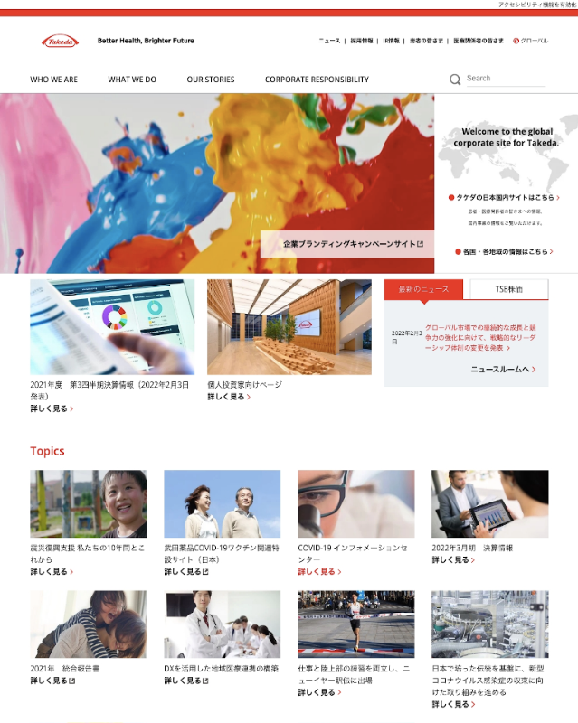 武田薬品工業 2021