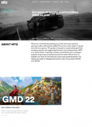 Modern Times Group 2021