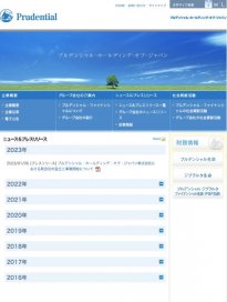 プルデンシャル・ホールディング・オブ・ジャパン 2021