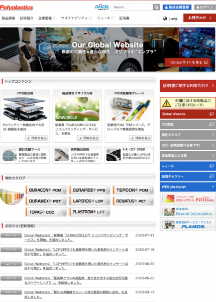 ポリプラスチックス 2022