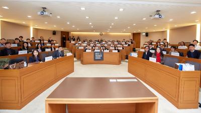 Group photo in the classroom